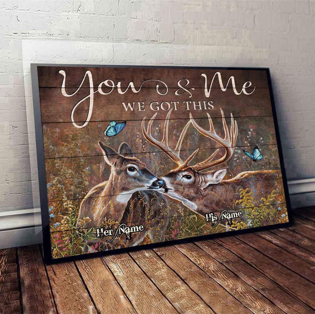 Hunting Couple - Personalized Poster 1121