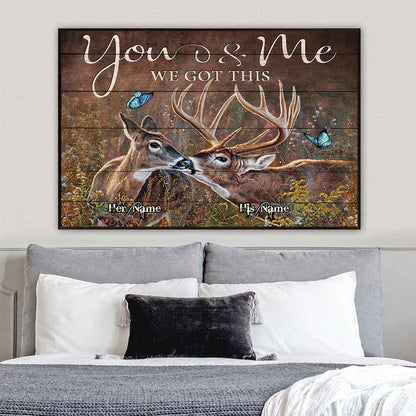 Hunting Couple - Personalized Poster 1121