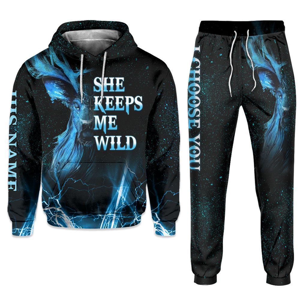 Hunting Couple - Personalized Couple Hunting Hoodie and Sweatpants