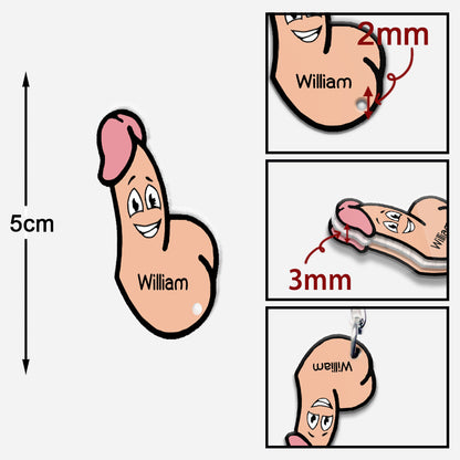 Couple Perfect Match - Personalized Couple Keychain