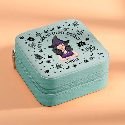 Don't F With My Energy - Personalized Witch Jewelry Box
