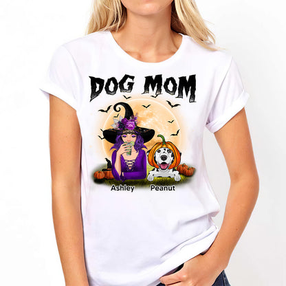 Dog Mom - Personalized Witch T-shirt & Hoodie
