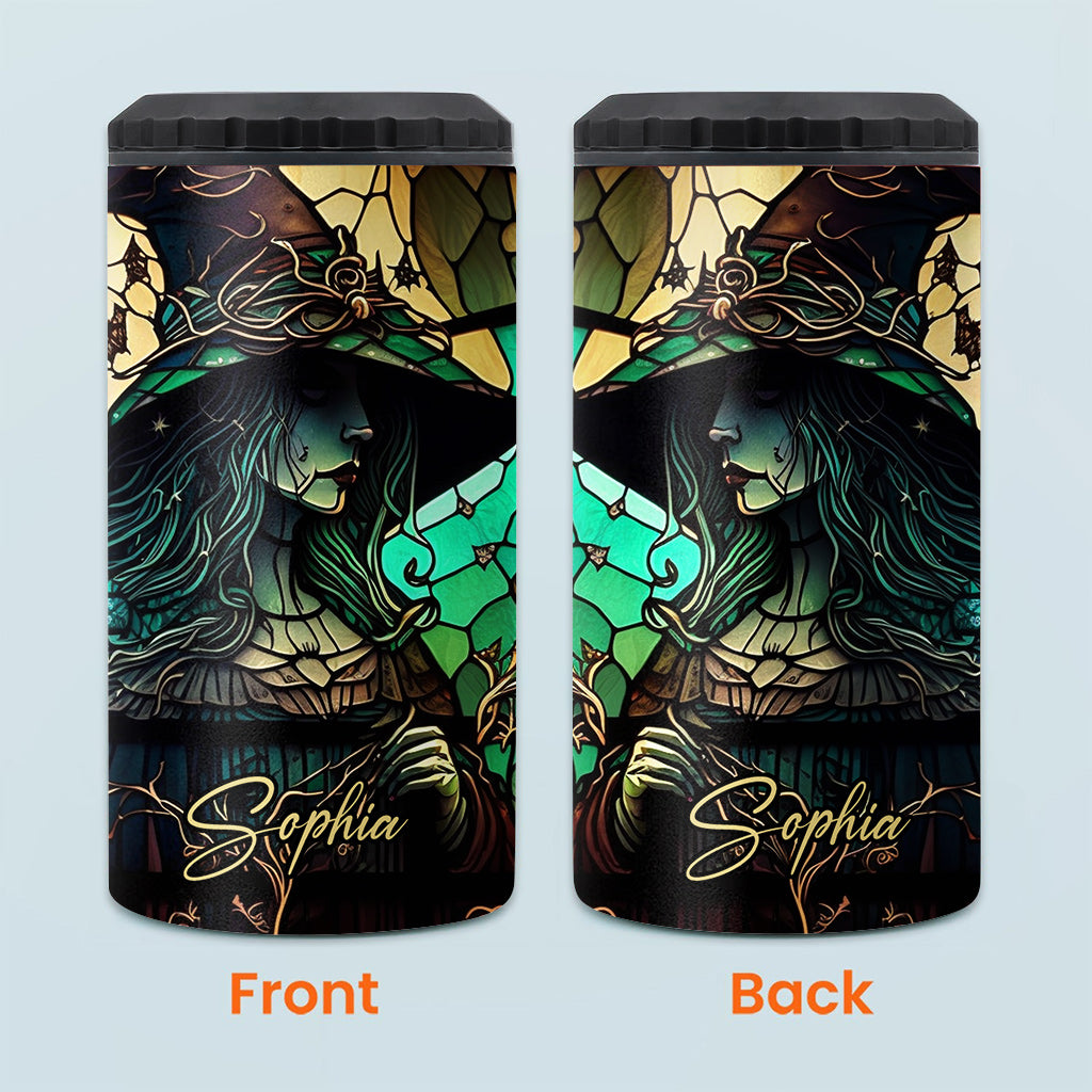 Mysterious Witch - Personalized Witch Can Cooler