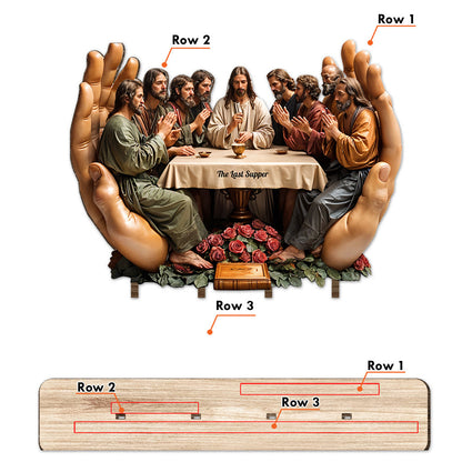 The Last Supper - Personalized Christian 1 Layered Big Freestanding