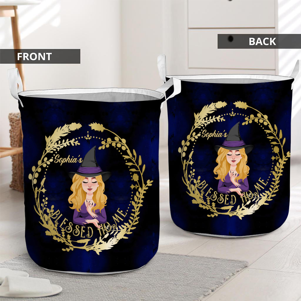 Blessed Home - Personalized Witch Storage Basket