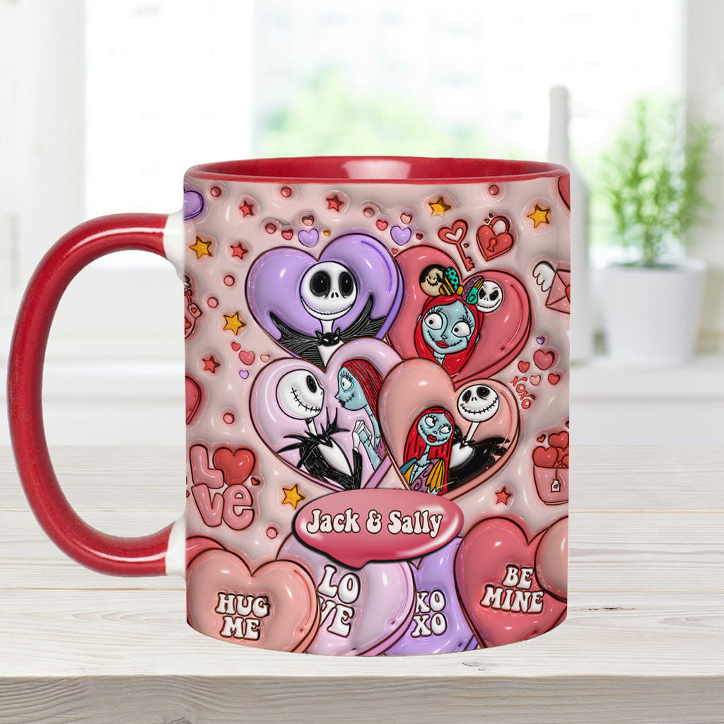 We’re Simply Meant To Be - Personalized Nightmare Accent Mug