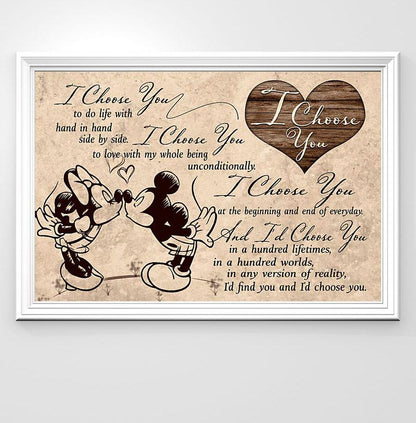 I Chose You - Mouse Poster