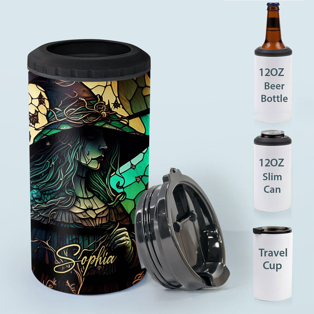 Mysterious Witch - Personalized Witch Can Cooler