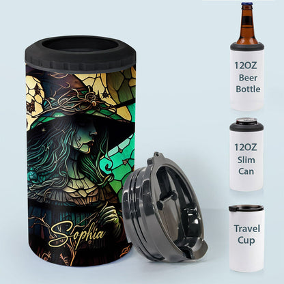 Mysterious Witch - Personalized Witch Can Cooler