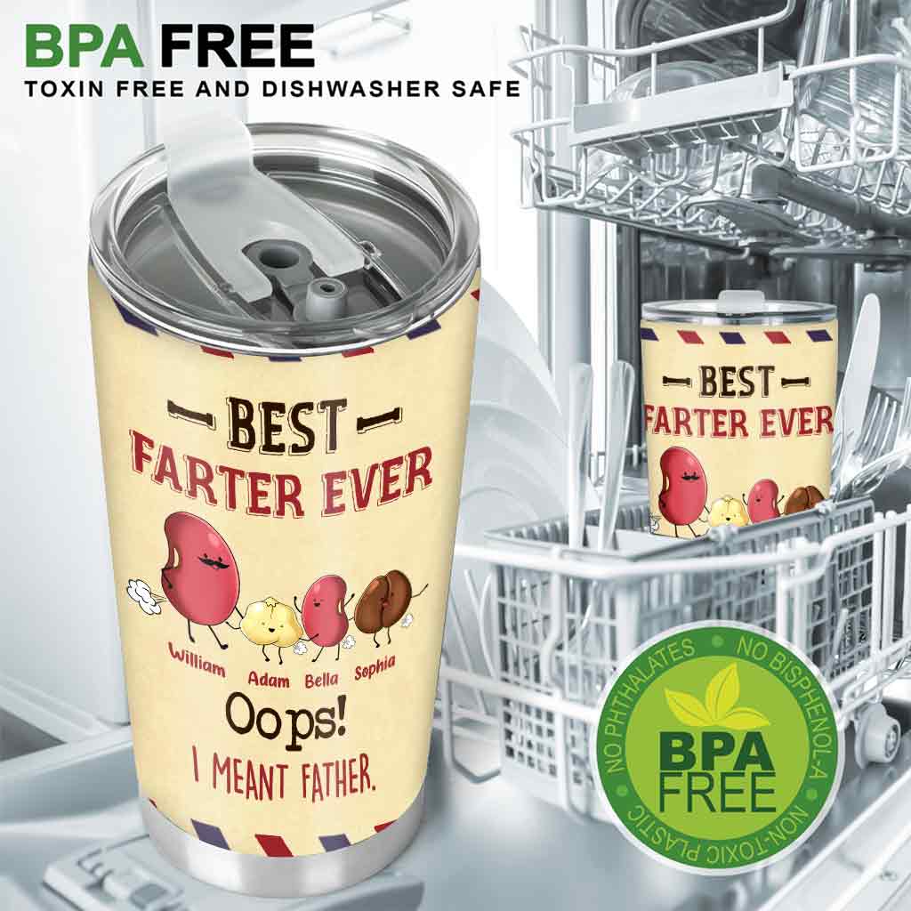 Dad Your Farts Stink But Still Love you - Personalized Father Tumbler