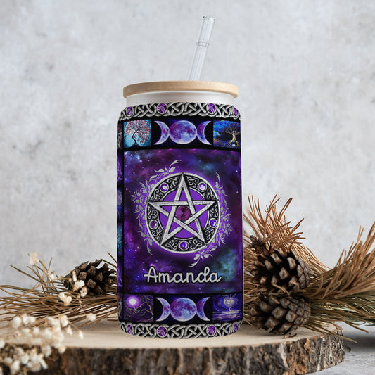Witch Please - Personalized Witch Can Glass