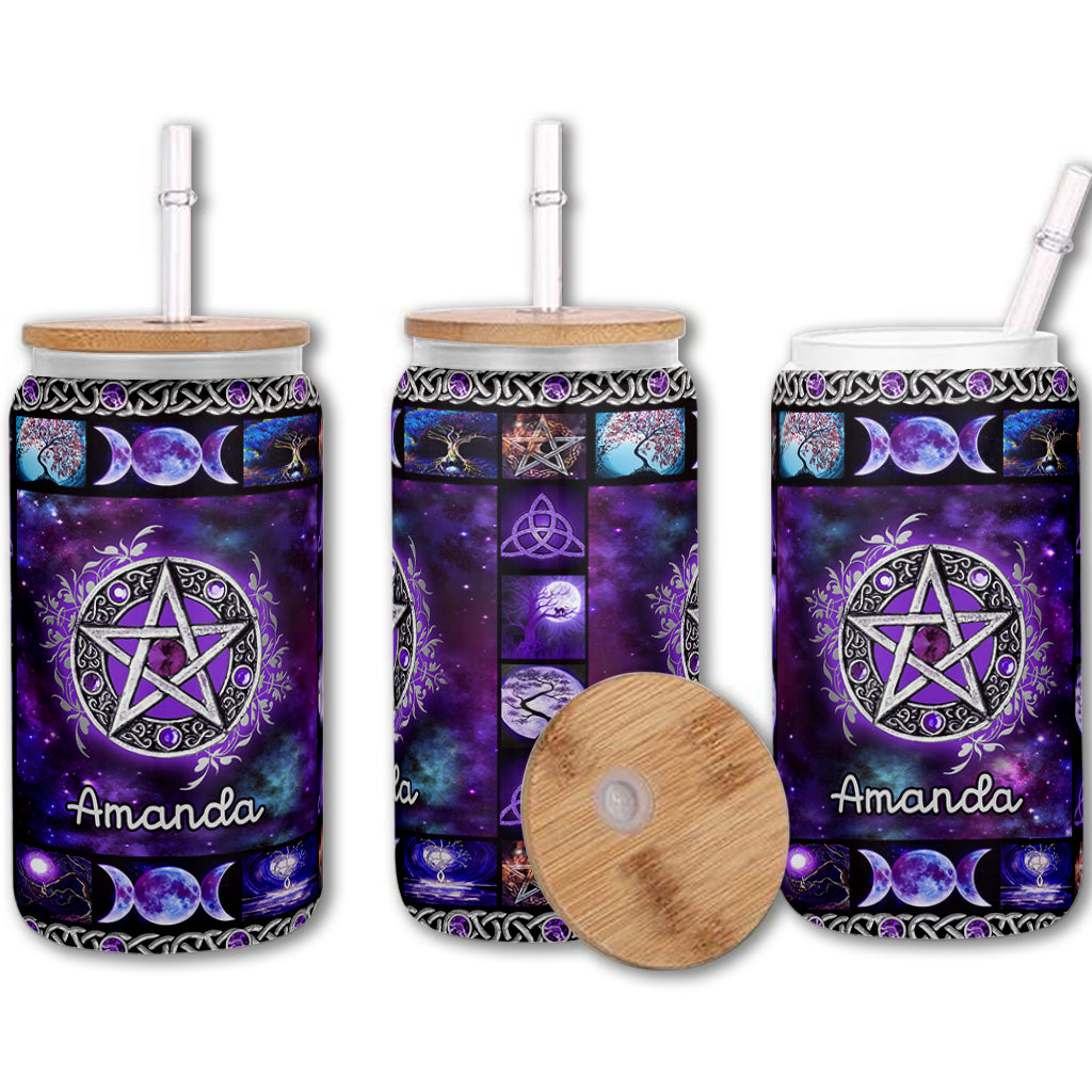 Witch Please - Personalized Witch Can Glass