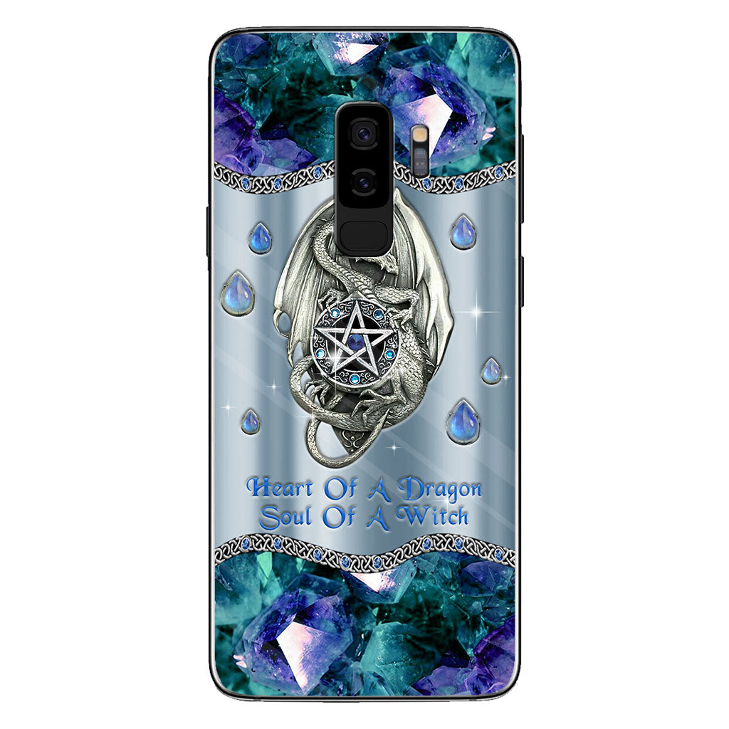 Heart Of A Dragon Soul Of A Witch 3D Pattern Print Phone Case