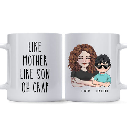 Like Father Like Son - Gift for dad, dad, son - Personalized Mug