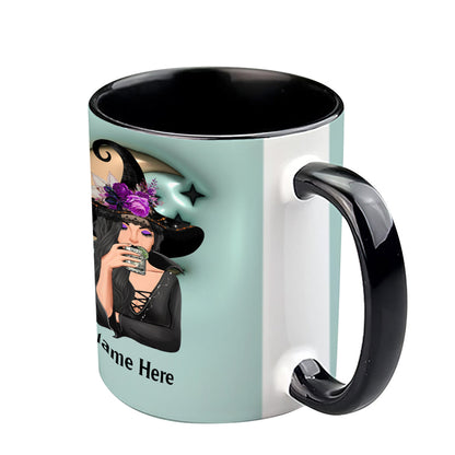 I'm Not Sugar & Spice & Everything Nice I'm Sage & Hood - Personalized Witch Accent Mug