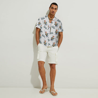 Gone Fishing - Personalized Fishing Hawaiian Shirt