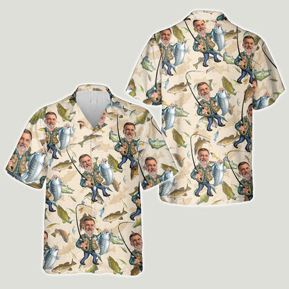 Fishing Shirt - Personalized Fishing Hawaiian Shirt