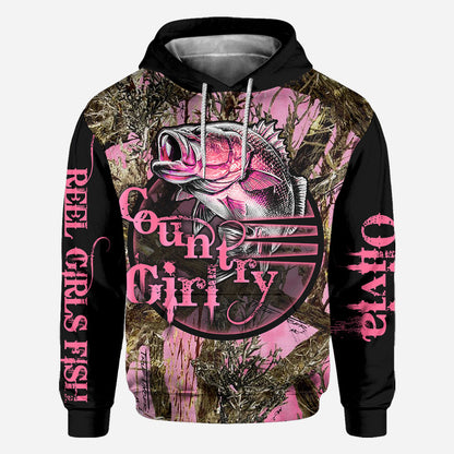 Reel Life - Personalized Fishing All Over Shirt