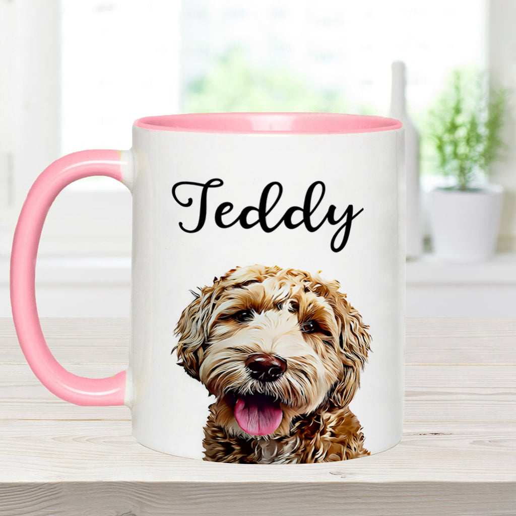 Dog Lover - Personalized Dog Accent Mug