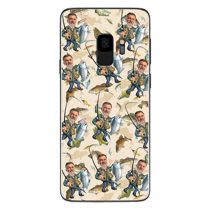 Photo Inserted Funny Fishing - Personalized Fishing Phone Case