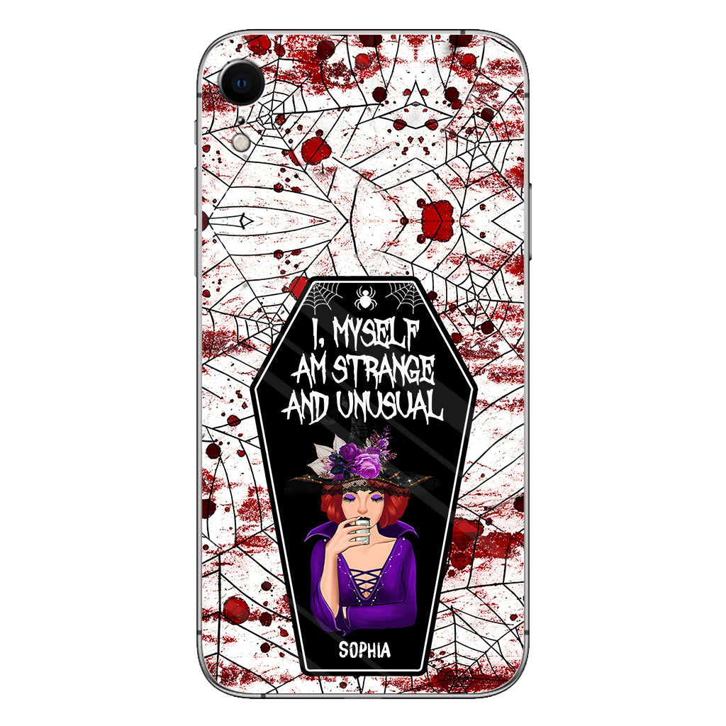 I Myself Am Strange and Unusual - Personalized Witch Phone Case