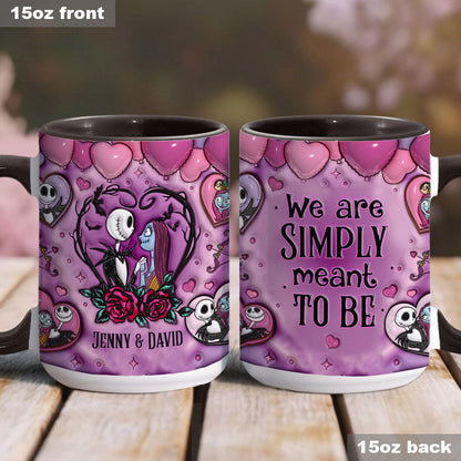 You And Me - Personalized Nightmare Accent Mug