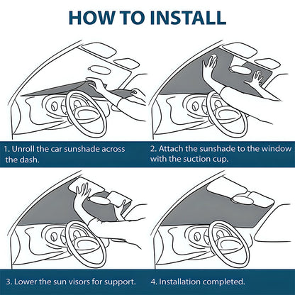 Buckle Up Buttercup - Personalized Witch Car Sunshade