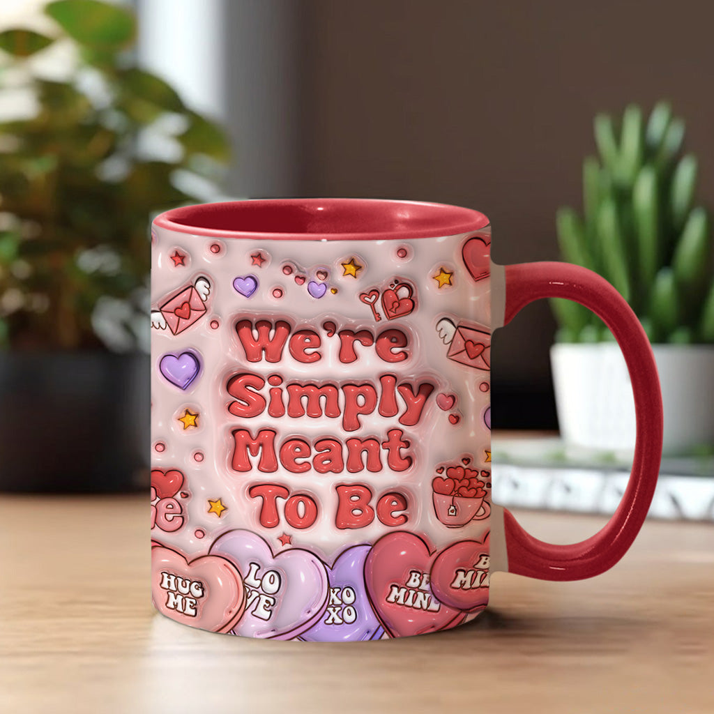 We’re Simply Meant To Be - Personalized Nightmare Accent Mug