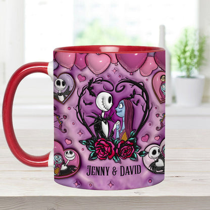 You And Me - Personalized Nightmare Accent Mug