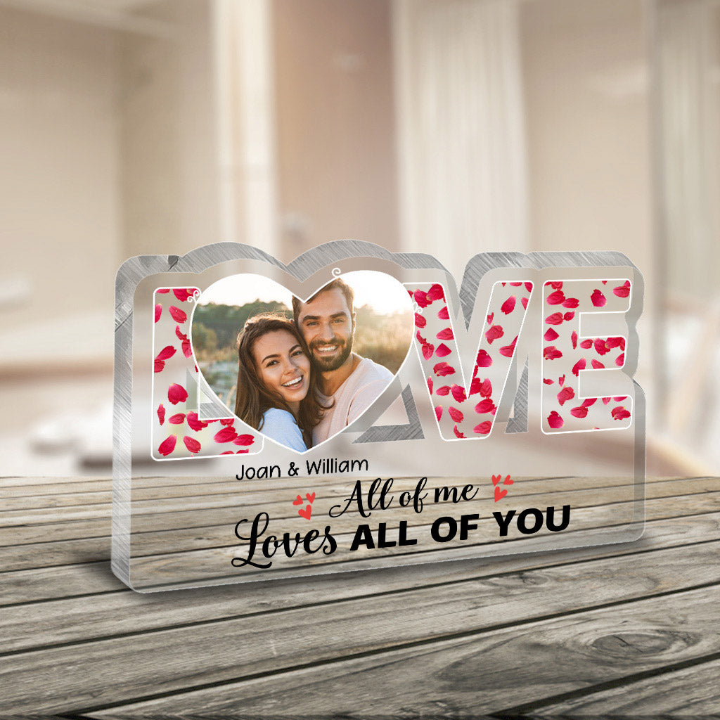 This Is Us - Couple gift for husband, wife, girlfriend, boyfriend - Personalized Custom Shaped Acrylic Plaque