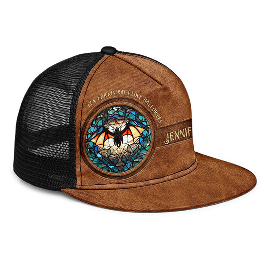It's Frickin' Bat I Love Halloween - Personalized Witch Trucker Hat