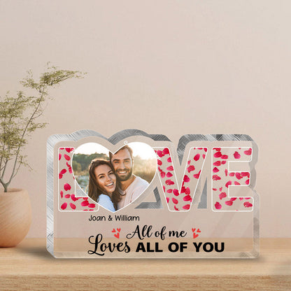 This Is Us - Couple gift for husband, wife, girlfriend, boyfriend - Personalized Custom Shaped Acrylic Plaque