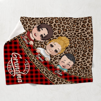 Best Grandma Ever - Personalized Grandma Blanket