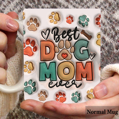 Lovely Dog/Cat Face - Personalized Dog Mug