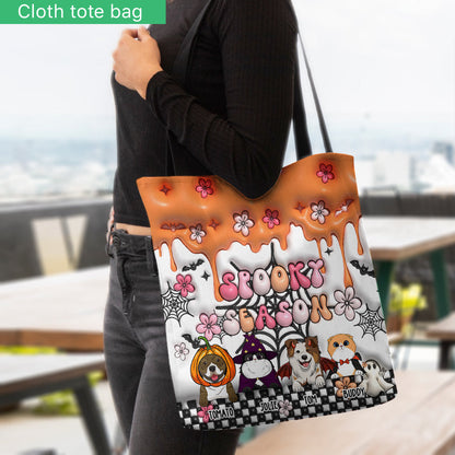Spooky Season - Personalized Dog Tote Bag