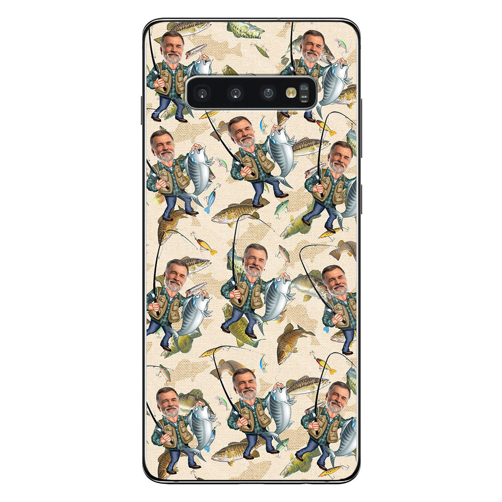 Photo Inserted Funny Fishing - Personalized Fishing Phone Case