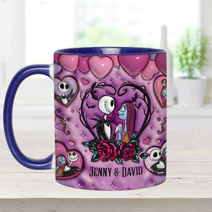 You And Me - Personalized Nightmare Accent Mug