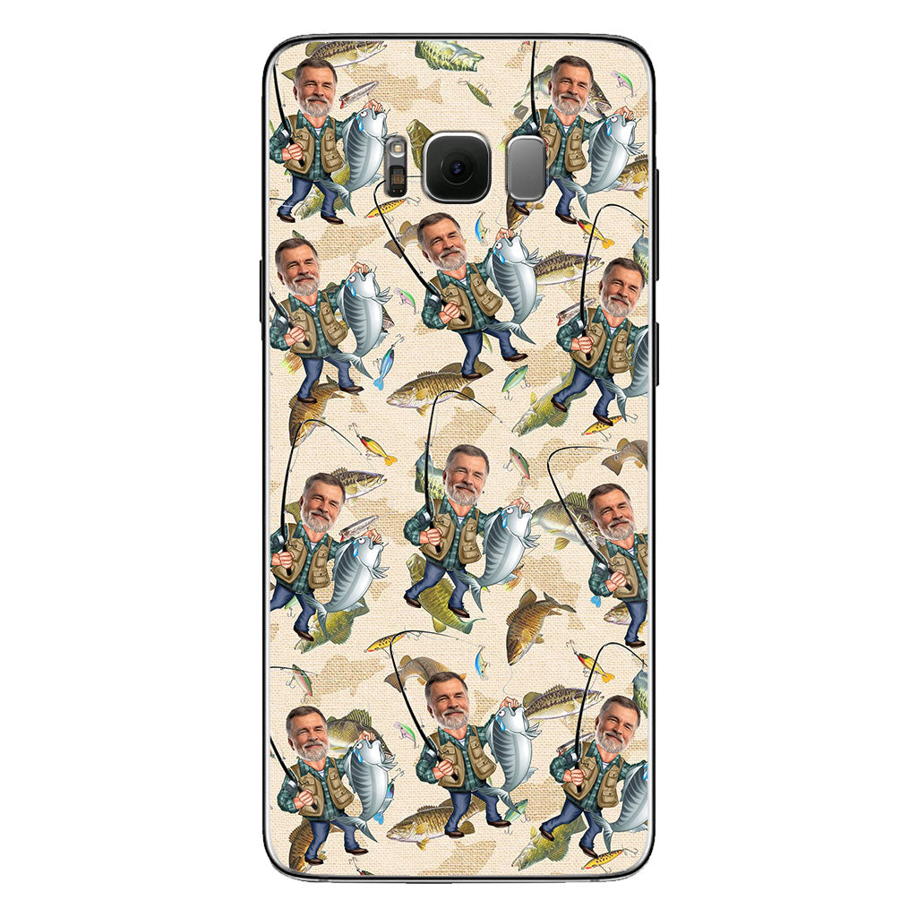 Photo Inserted Funny Fishing - Personalized Fishing Phone Case