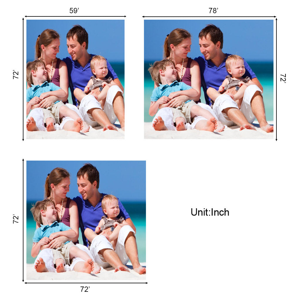 Any Family Photo - Personalized Family Shower Curtain
