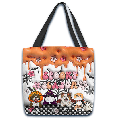Spooky Season - Personalized Dog Tote Bag
