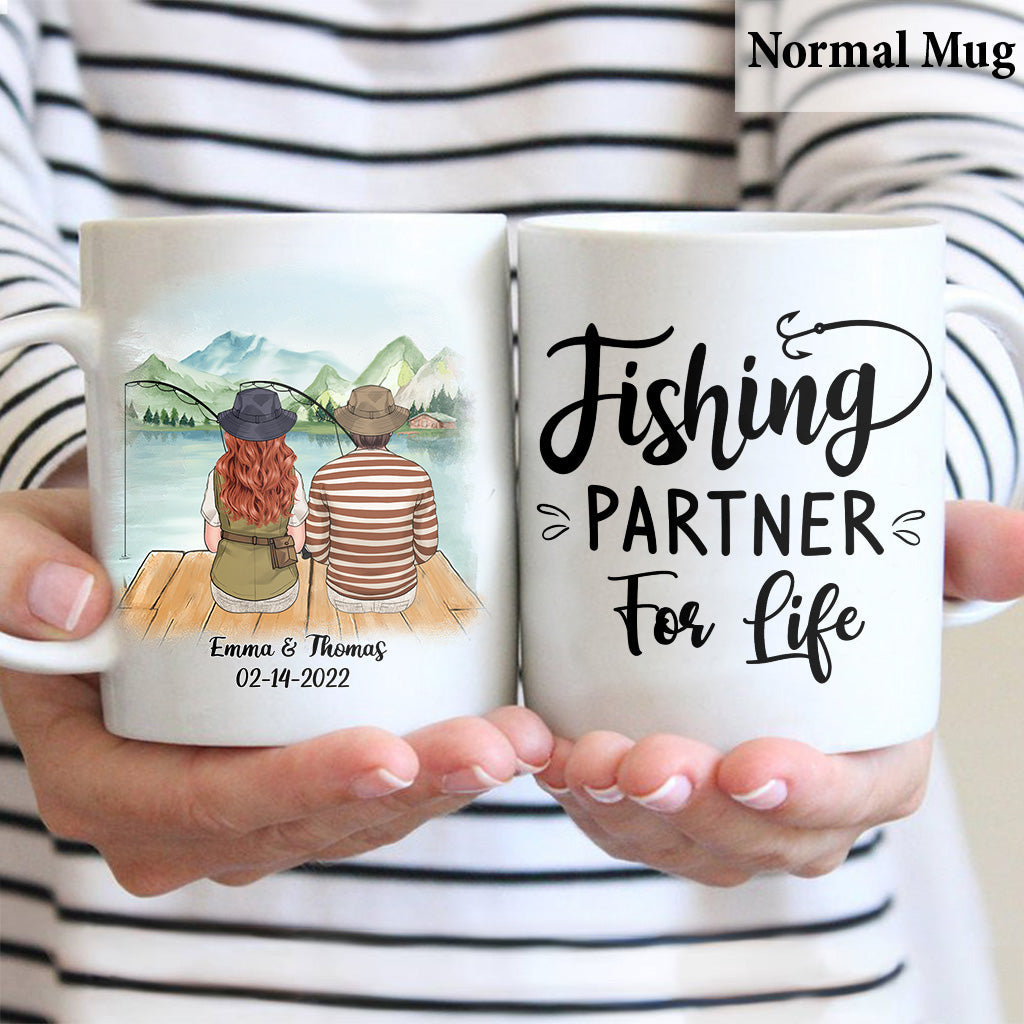 Fishing Partner For Life - Personalized Fishing Mug