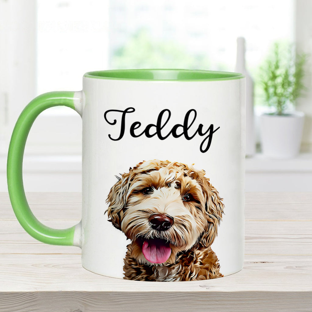 Dog Lover - Personalized Dog Accent Mug