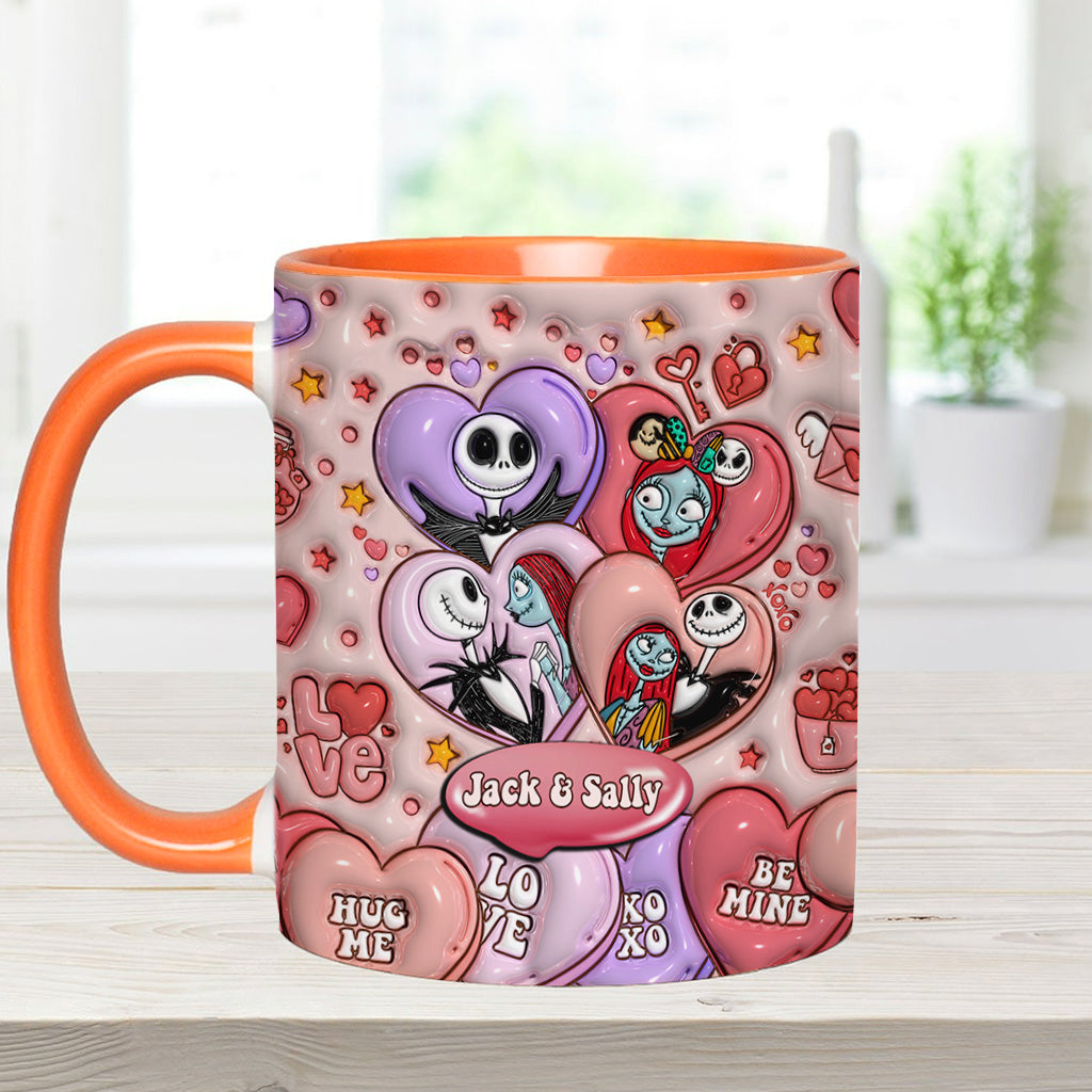 We’re Simply Meant To Be - Personalized Nightmare Accent Mug
