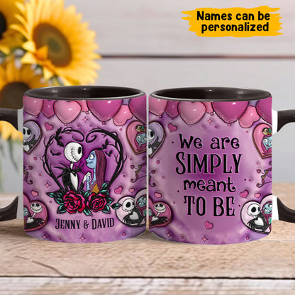 You And Me - Personalized Nightmare Accent Mug