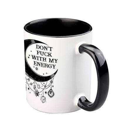 Don't F With My Energy - Personalized Witch Accent Mug