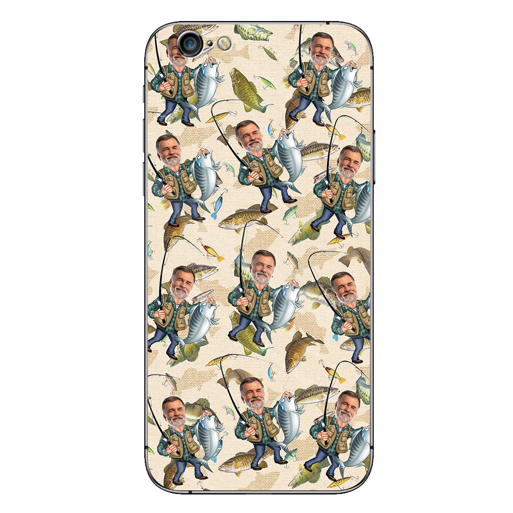 Photo Inserted Funny Fishing - Personalized Fishing Phone Case