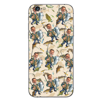 Photo Inserted Funny Fishing - Personalized Fishing Phone Case