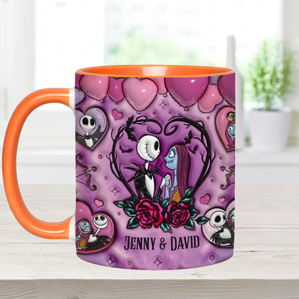 You And Me - Personalized Nightmare Accent Mug