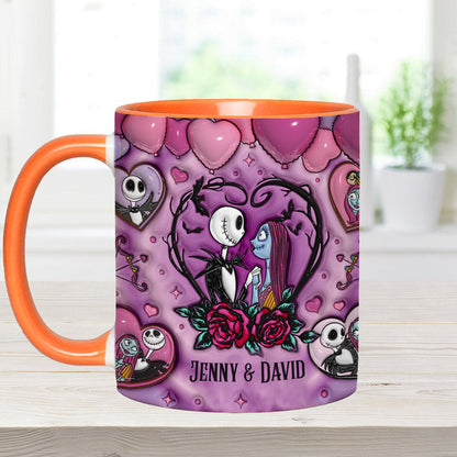 You And Me - Personalized Nightmare Accent Mug