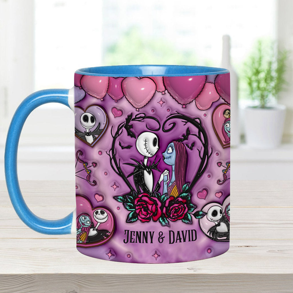 You And Me - Personalized Nightmare Accent Mug